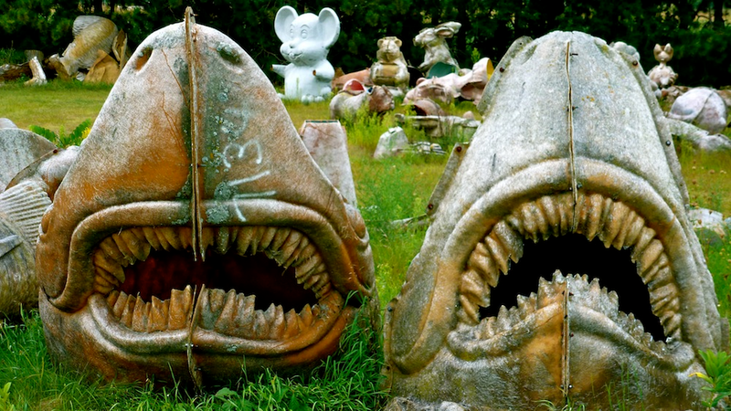 Illustration for article titled Take A Stroll Through This Fiberglass Medusa's Garden